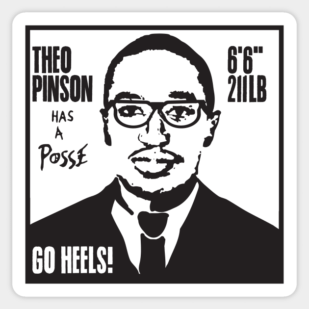 Theo Pinson Has A Posse Sticker by jared_clark